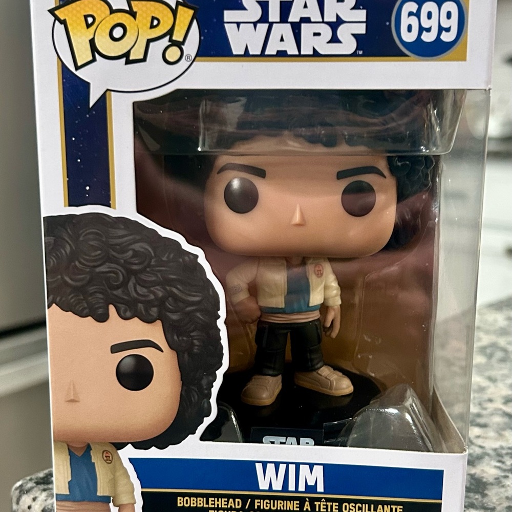 Funko Pop Star Wars Wim Figure - Black, Brown, Tan